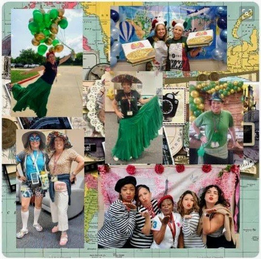 What an amazing trip around the world this week for Teacher appreciation. ❤️
<a href="/kahlams/">Kahla Middle School</a> <a href="/Denishia_Nick/">Denishia Nickerson</a> <a href="/joshuadan/">Joshua Carroll</a> <a href="/MadameOkrah/">Madame Okrah</a> #teacher