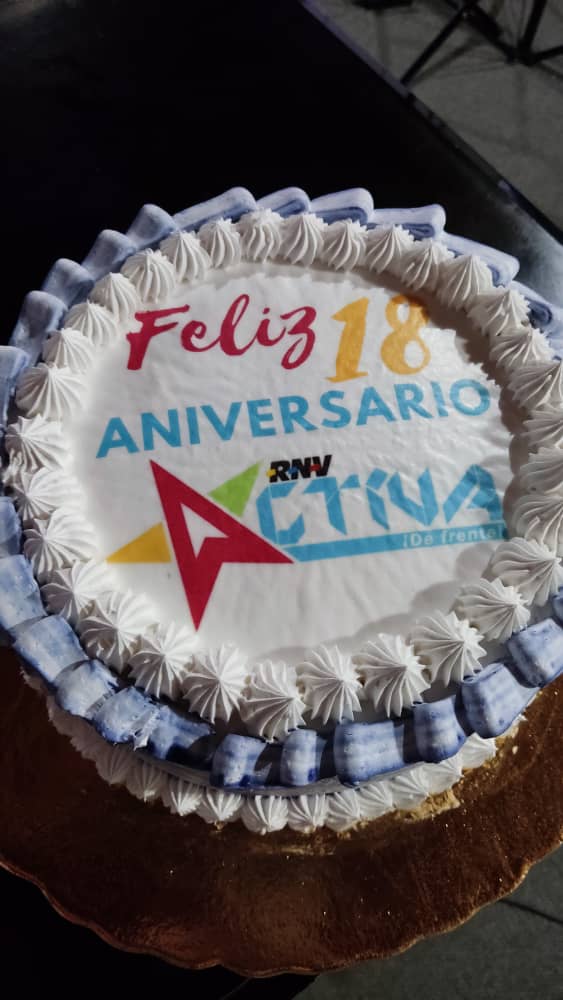 Nuestra torta 😍 Gracias al Instituto Nacional de Nutrición 🎉🎂 #DiplomaciaUnionYCrecimiento #YoSoyDeAqui