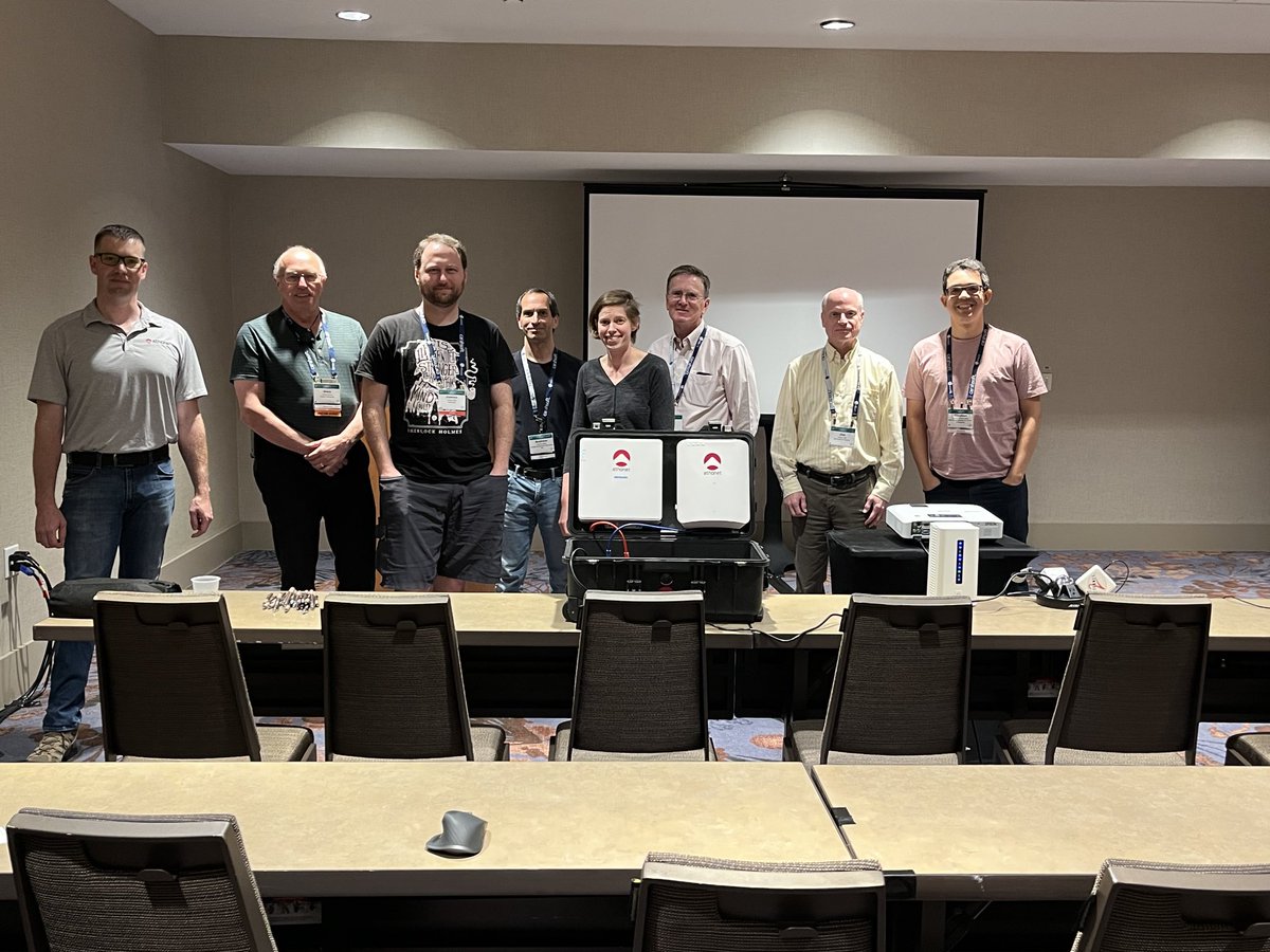 Gave private 4G/5G wireless network in Atlanta today. Several great Universities attended. Sponsored by Internet2