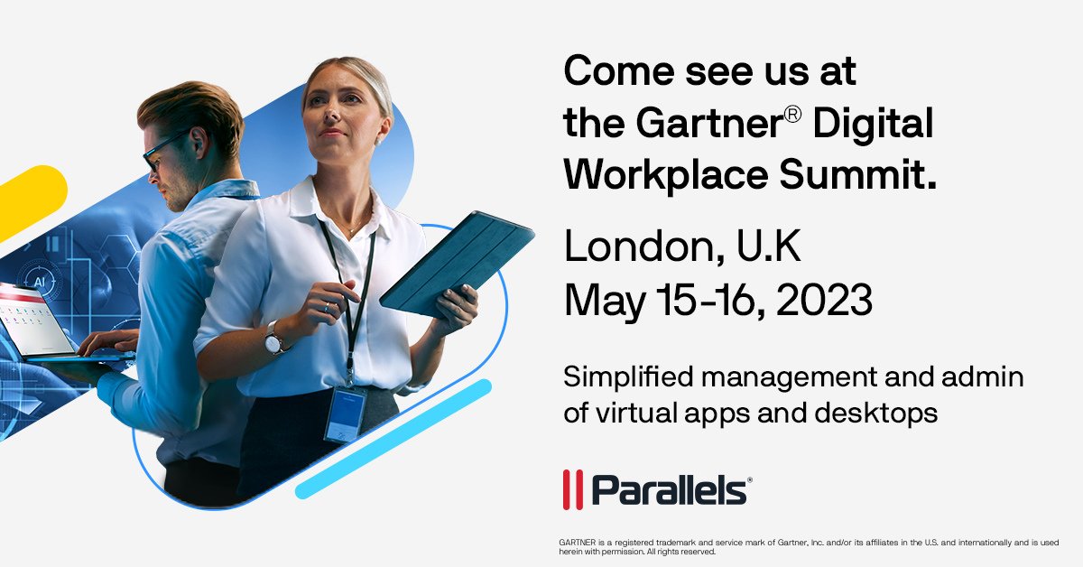 parallels's tweet image. Will we see you in London? Our team is headed to #GartnerDW next week! Join us to discover how #ParallelsRAS simplifies access to applications, desktops, and resources using virtualization. 

Learn more here: 
allu.do/44NiNnM