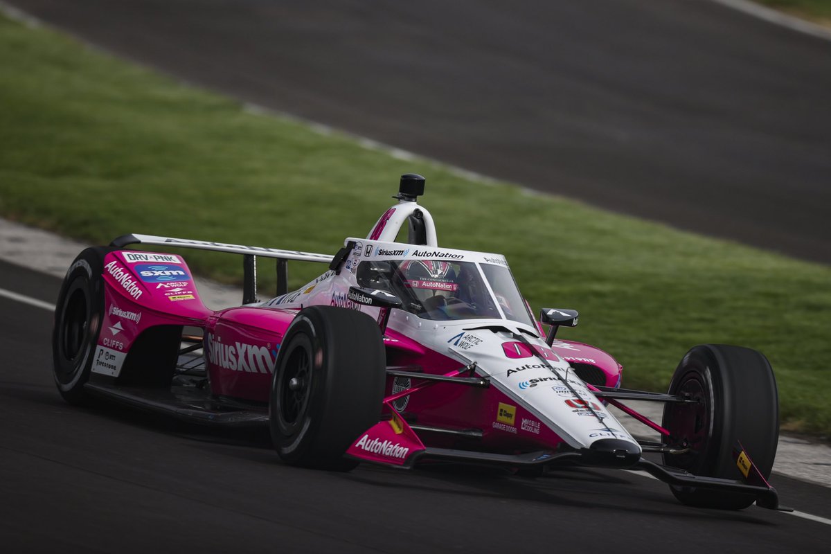 AutoNation's tweet photo. Who else is fired up for this weekendโs road course?ย ๐ ย Team #AutoNationRacing is ready to roll. #MonthofMay #DRVPNK #INDYCAR #INDYGP https://t.co/olWjv6euee