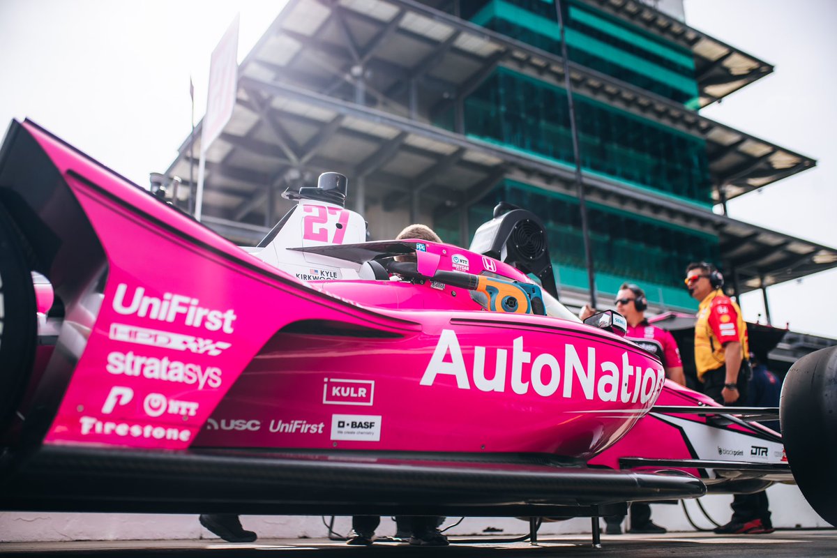 AutoNation's tweet photo. Who else is fired up for this weekendโs road course?ย ๐ ย Team #AutoNationRacing is ready to roll. #MonthofMay #DRVPNK #INDYCAR #INDYGP https://t.co/olWjv6euee
