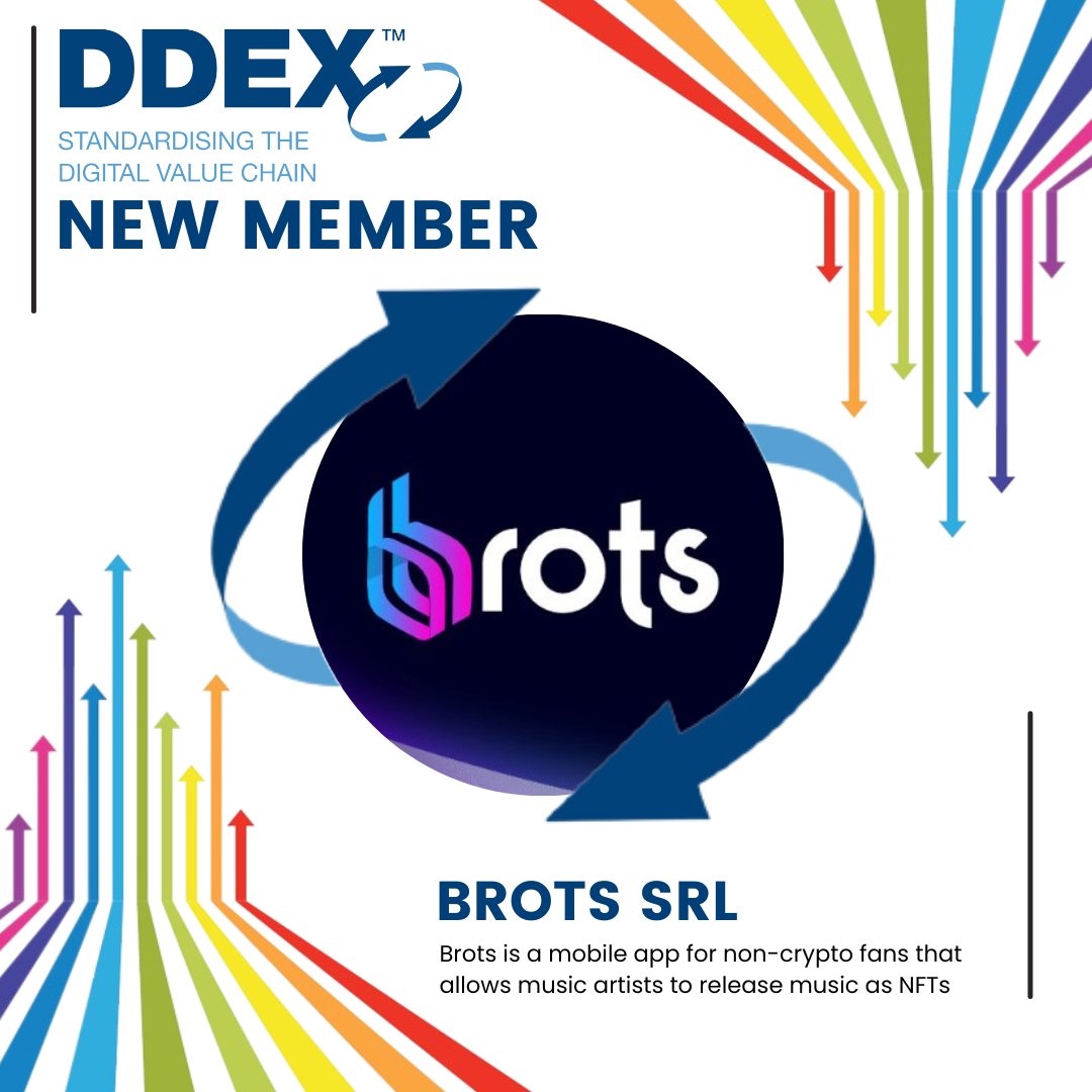 Our next new member to announce is @Brotsnft! Brots SRL is a mobile app for non-crypto fans that allows music artists to release music as NFTs. We're excited to work with them on web3 and Metaverse initiatives! Learn more about them on their website: brots.cloud/en