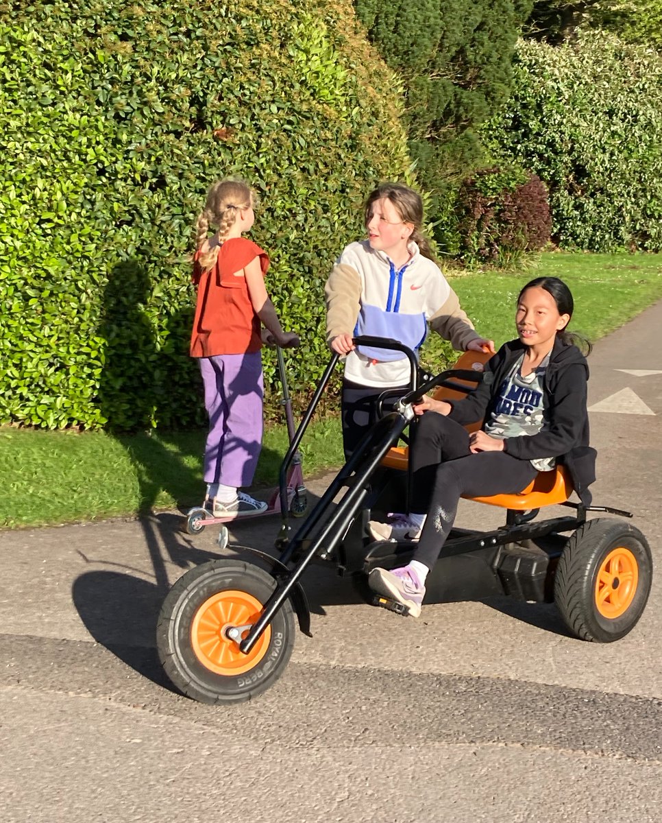 This week we were able to enjoy the evening sunshine out on the fields and adventure playground. Our boarders are fortunate to live on such gorgeous school grounds; it makes evenings like this so much fun! #SpaceForChildhood #SpaceForAdventure