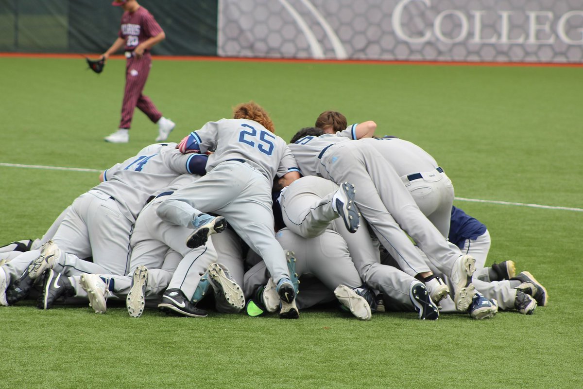 mupatsbaseball's tweet photo. The Pats win the regional championship in walk off fashion 4-3!! What a game!! #BurnTheShips https://t.co/TSMbOGtxal