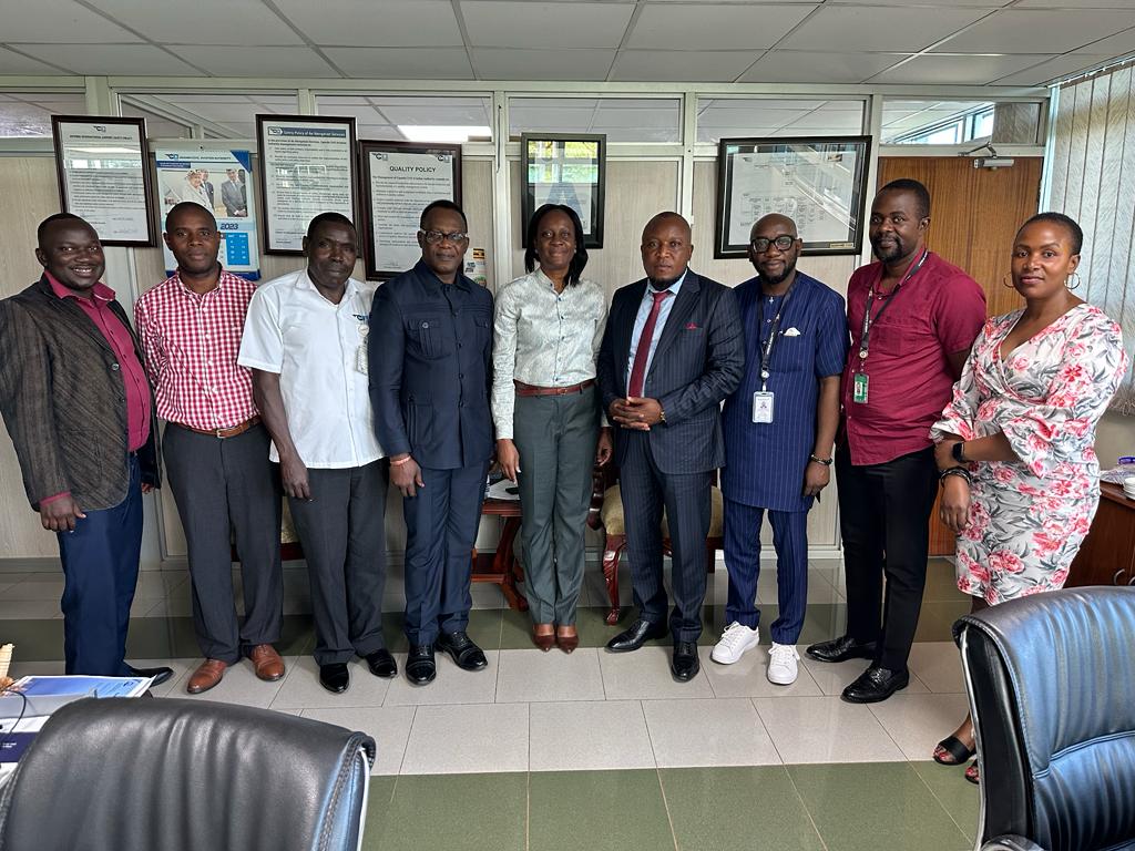 An advance team from DRC to discuss the Bilateral Air Service Agreement (BASA) and its initialing, signing of the Search and Rescue Agreement (SAR) and plans for Uganda Airlines flights met UCAA officials on May 12, 2023. @MoWT_Uganda @LumonyaOlive @icaoesaf @uppa_aviators