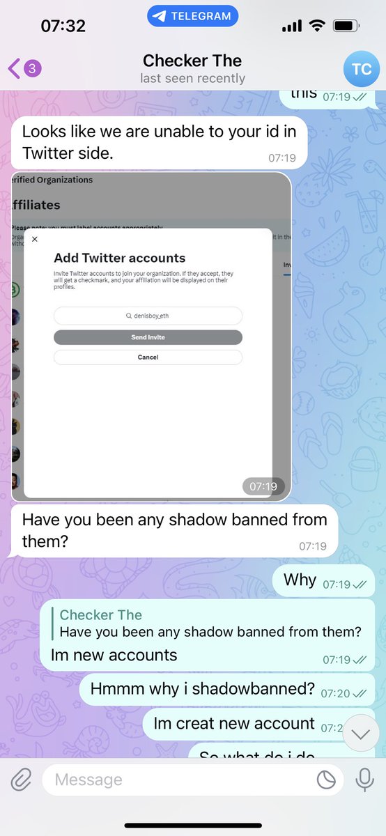 frog500k's tweet photo. @ThanhCryptoBnb Bị shadowbanned, chịu không biết là bị gì https://t.co/BxIZ8dV4aV
