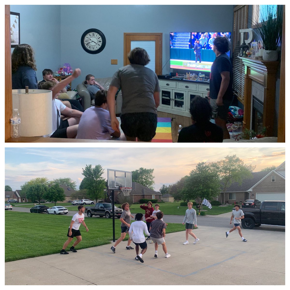 NPCoachRalph's tweet image. The night before the #IronmanChallenge is one of my favorite traditions. Have the Elite 18 over for a nice dinner &amp;amp; some fun before we get after it tomorrow. Appreciate the work all our players do to make us great. These guys are about to put their work on display tomorrow. #WTD