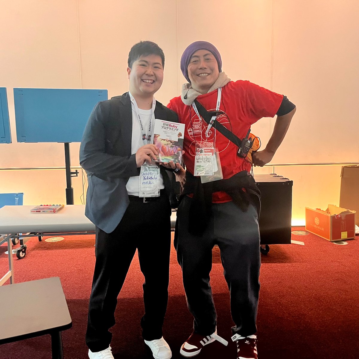 zhiren1211's tweet image. ありがとうございます！
#研鑽Ruby #rubykaigi #rubyfriends