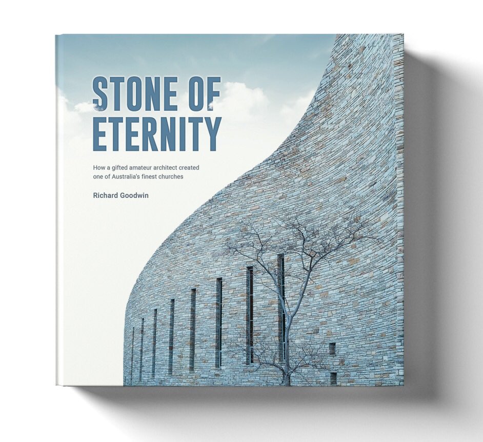 It’s the day of my book launch . . . the story of an amateur Irish architect and friar Bonaventure Leahy (1920-90) who designed and built one of our greatest churches. The Doubleview church in Perth, opened 50 years ago today, boasts huge curved walls of beautiful Toodyay stone.