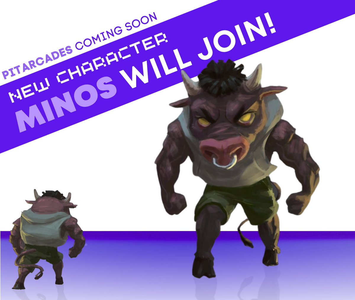 $PIT Game Update:
<a href="/BscPitbull/">Pitbull Token</a>'s "PitArcades" game franchise is still under construction, but that's not stopping us from its overall development🏗️

Introducing Minos, PIT's new friend with #BullMarket luck on its side! 🐂X🐕

#Pitbullish #gamer #BNB