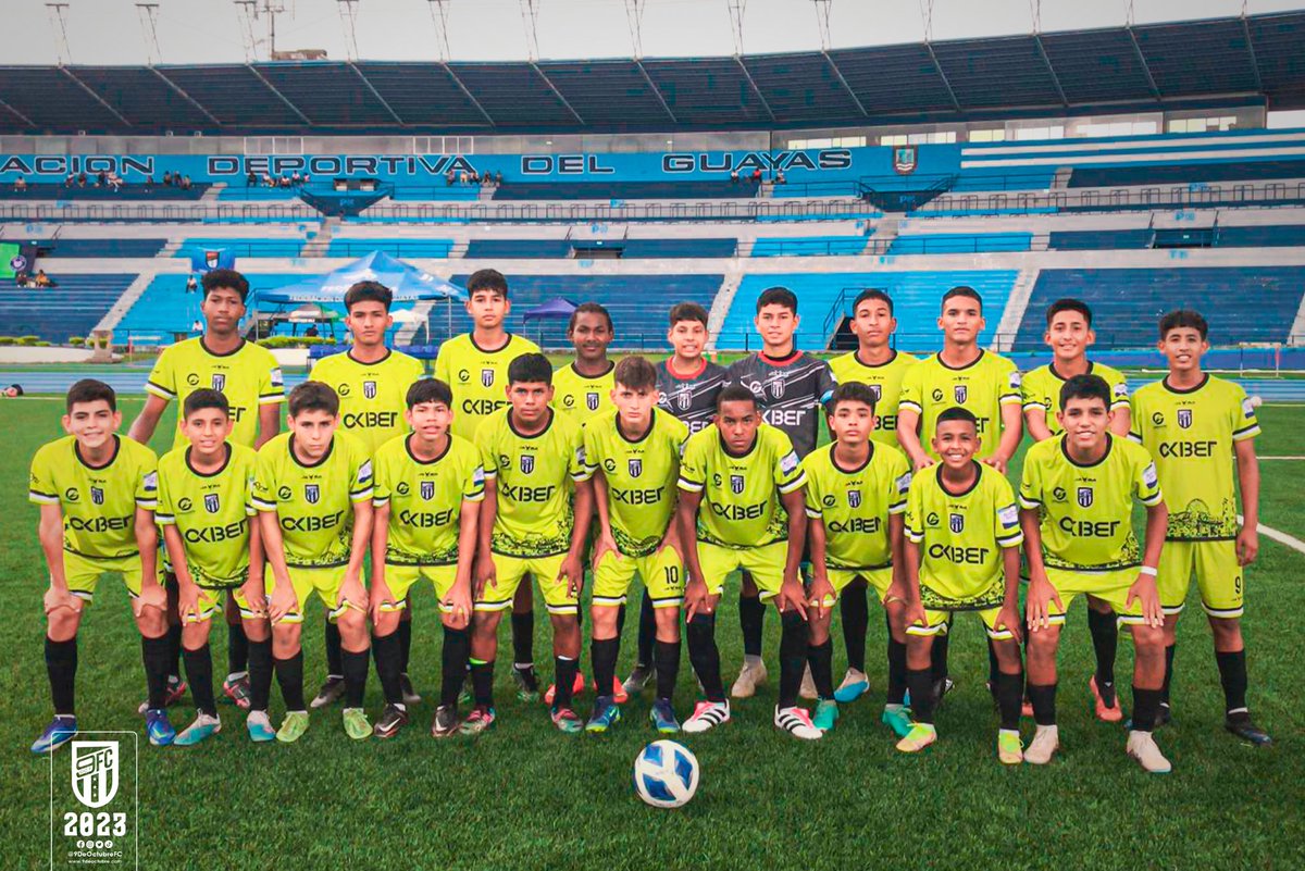 Formativas9Oct's tweet photo. ¡Triunfo de los Octubrinos! 👏🏻🇪🇪

Las categorías Sub 13 y Sub 15 jugaron la segunda fecha del campeonato nacional frente a  @formativasbuhos en el estadio Alberto Spencer. 🏆🇪🇨⚽️

Resultados de los partido:
#9OCT /5-2/ #BÚHOS (Sub13)
#9OCT /1-0/ #BÚHOS (Sub15)

#LaNueveEsperanza https://t.co/60wbpUlCLT