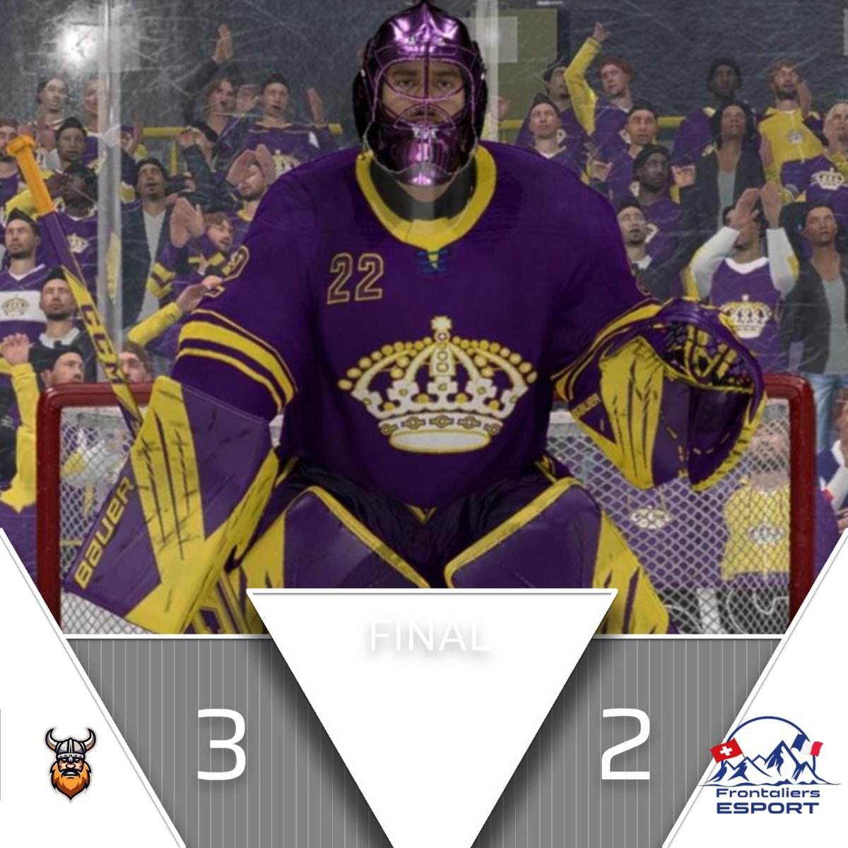 vikings_Vicious's tweet photo. The first game was tight from start to finish, we started the game with an inexperienced team, the guys have never played at the same time on the field, but the experience of the attack showed a model of how to score goals. Best player award goes to komarovinleksa with 3 goals https://t.co/h0w9Ikmx5R