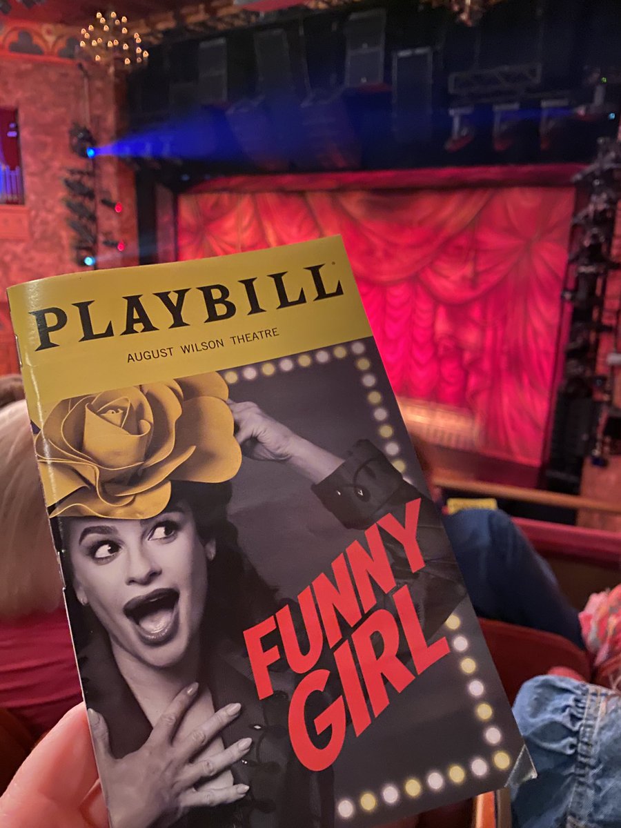 Very excited about seeing this tonight! #broadway#funnygirl