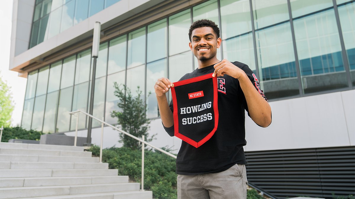 NCState's tweet photo. Like many during the height of COVID-19, Joshua Wright ’23 picked up a new hobby: He started listening to podcasts. Last fall, he found the opportunity to produce his own through @NCState_TRIOSSS. Meet @NCStateDASA's latest Howling Success recipient: https://t.co/7uxATV5ysB https://t.co/MBkWbNPDoV