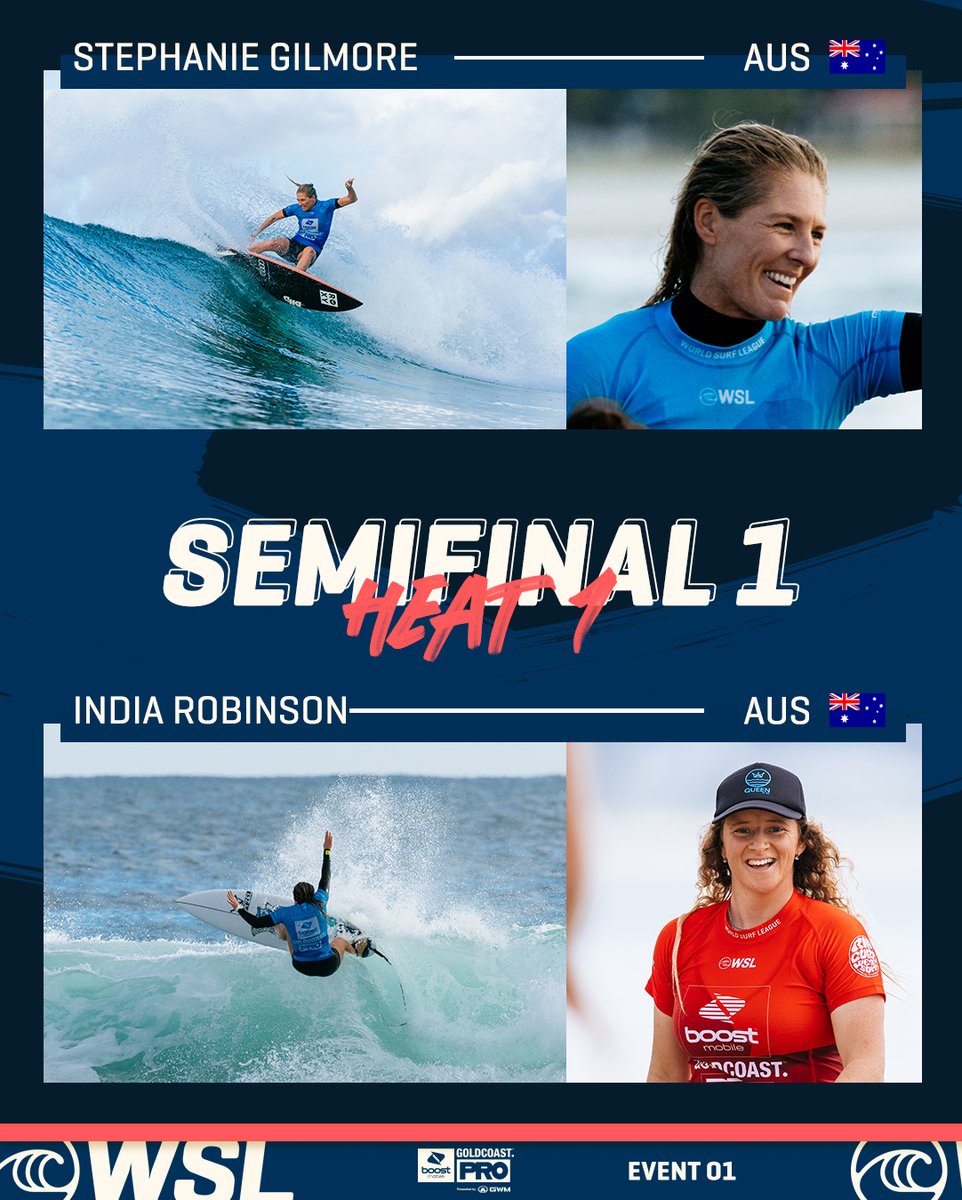 wsl's tweet photo. The Women's Semifinals are ON!
Watch Finals Day of the @boostaus #GoldCoastPro live on https://t.co/ie0ZfMVLPY.

@destgc https://t.co/1001eYuTdS