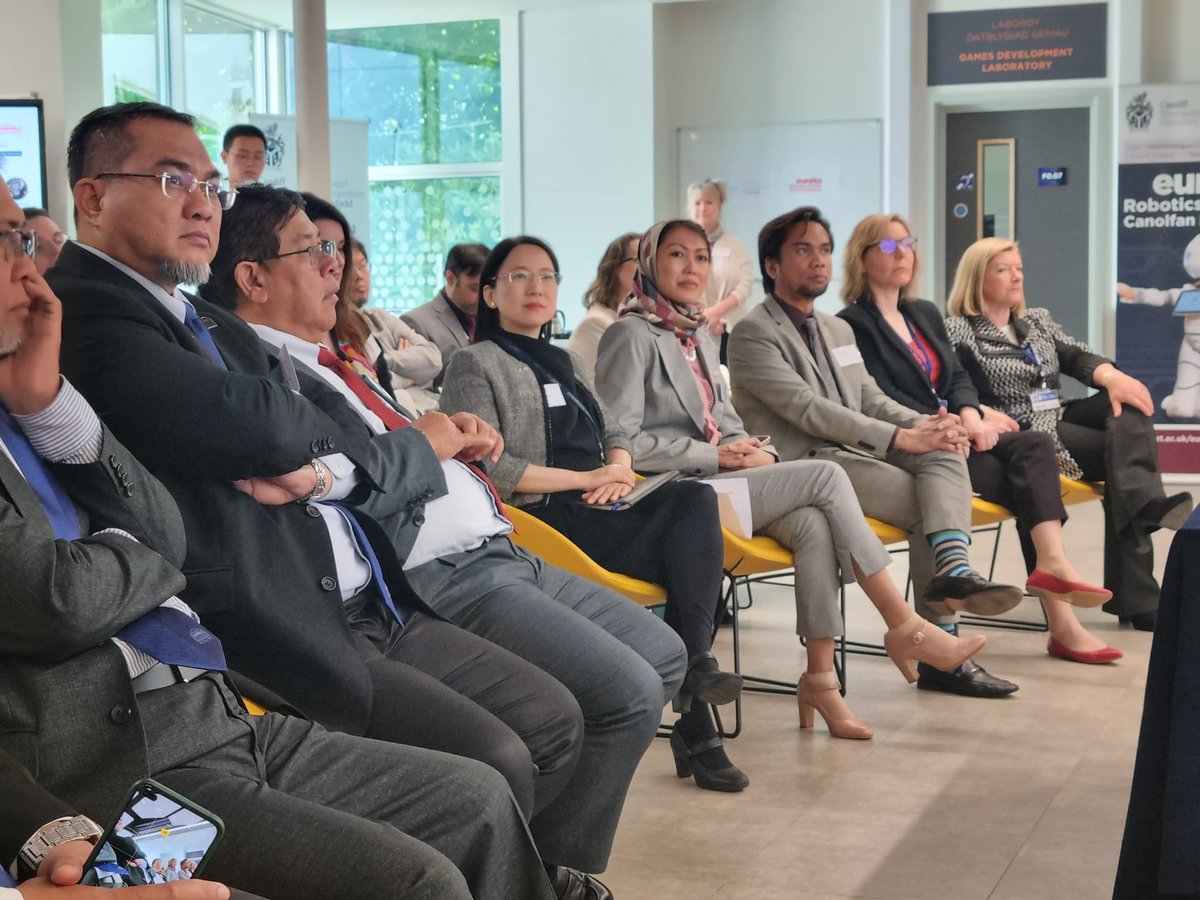 Esyin Chew (@esyinchew) on Twitter photo The EDGE leaders in Wales & Malaysia seal the tie for a meaningful partnership <a href="/usim/">USIM Official</a> <a href="/eurekarobot/">EUREKA Robotics Centre</a>
<a href="/CaraCAitchison/">Professor Cara Aitchison</a> <a href="/LangfordRachel/">rachel langford</a>
<a href="/jtplatts/">Jon Platts</a> @CatTryfona <a href="/bbentley_1/">Barry Bentley, PhD, FRSB</a> @CsSia2022
Catalysed by <a href="/MOHEOfficial/">Kementerian Pendidikan Tinggi</a> <a href="/WelshGovernment/">Welsh Government</a> <a href="/TaithWales/">Taith</a> <a href="/BritishCouncil/">British Council</a> <a href="/my_British/">British Council MY</a> <a href="/educationgovuk/">Department for Education</a> The EDGE leaders in Wales & Malaysia seal the tie for a meaningful partnership <a href="/usim/">USIM Official</a> <a href="/eurekarobot/">EUREKA Robotics Centre</a>
<a href="/CaraCAitchison/">Professor Cara Aitchison</a> <a href="/LangfordRachel/">rachel langford</a>
<a href="/jtplatts/">Jon Platts</a> @CatTryfona <a href="/bbentley_1/">Barry Bentley, PhD, FRSB</a> @CsSia2022
Catalysed by <a href="/MOHEOfficial/">Kementerian Pendidikan Tinggi</a> <a href="/WelshGovernment/">Welsh Government</a> <a href="/TaithWales/">Taith</a> <a href="/BritishCouncil/">British Council</a> <a href="/my_British/">British Council MY</a> <a href="/educationgovuk/">Department for Education</a>