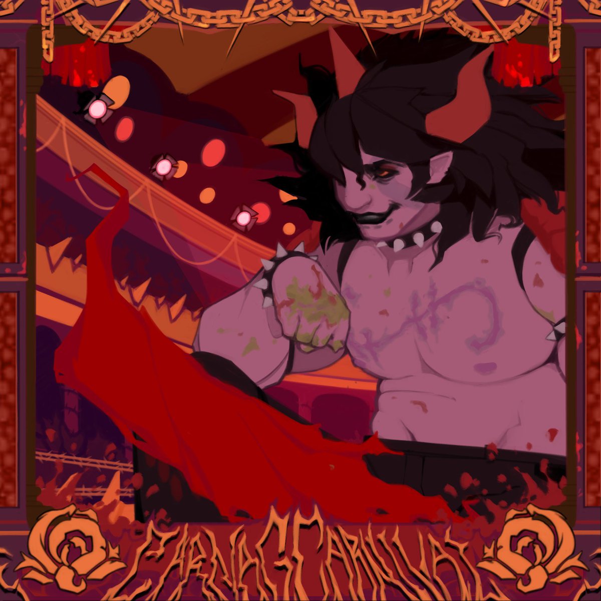 dust_Medium's tweet photo. Here's the cover art I worked on for Carnage Carnival on the new Faux Dramatica #VastError album by @RomMmusic. Check it out if you get the chance, sound of the summer. https://t.co/oTW93IrE50