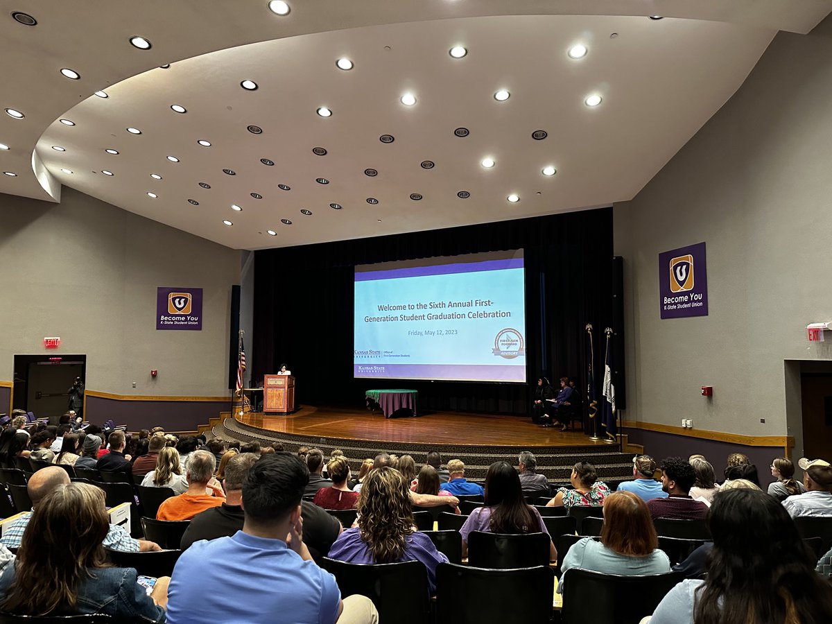 RuminatingProf's tweet image. Excited to celebrate our #FirstgenGraduates with the ⁦@KStateOFGS⁩ tonight. Congratulations to our amazing grads! We can’t wait to see all that you will accomplish.