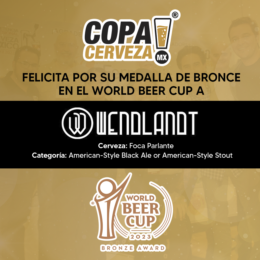 CopaCervezaMx's tweet photo. ¡Felicidades @cerveceriaW por su reconocimiento en el #WorldBeerCup, estamos orgullosos de que hayan representado a México entre los ganadores!

Salud por tan gran reconocimiento a su esfuerzo!🍻🇲🇽 https://t.co/3jJhwuDMsl