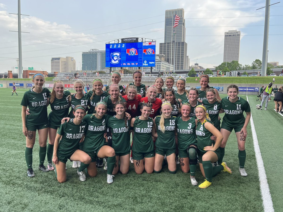 See you on Monday, Dragon fans! 
State final, HERE WE COME! 
🖤💚⚽️