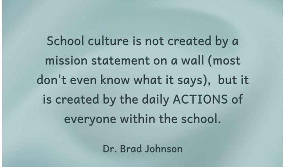 How true… live what you preach. <a href="/DrBradJohnson/">𝐁𝐫𝐚𝐝 𝐉𝐨𝐡𝐧𝐬𝐨𝐧</a> #schoolculture