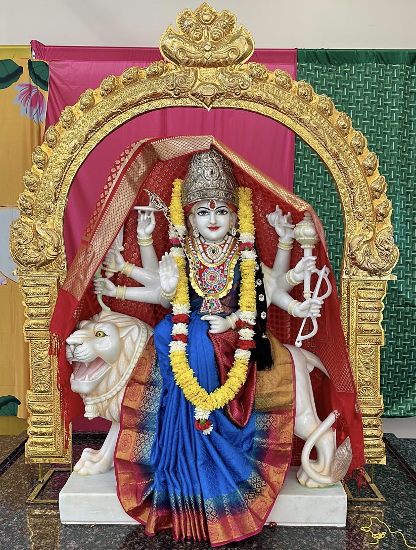 Durga Mata Alankaram After Today’s Abhishekam 🙏🙏🙏
