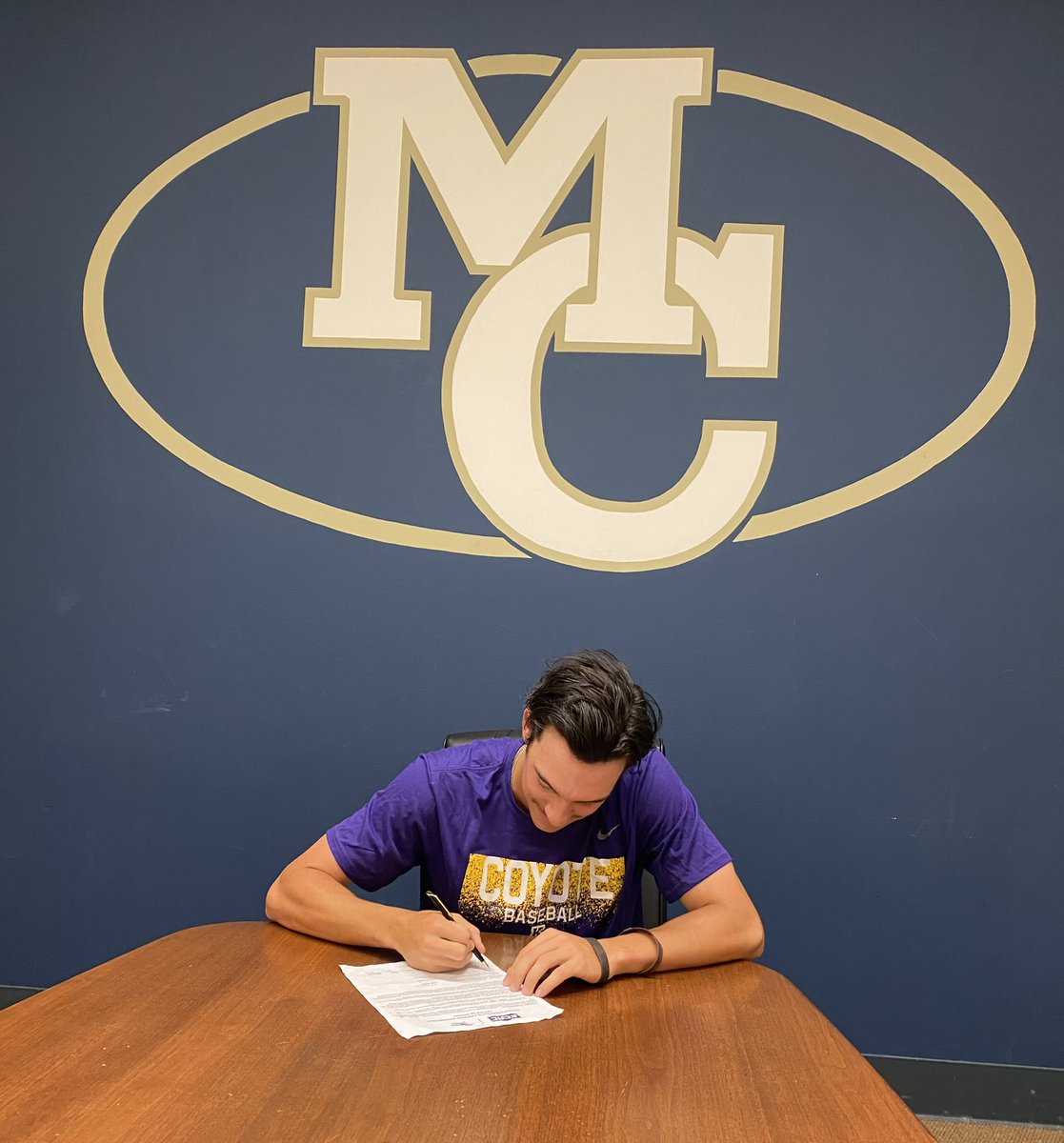 <a href="/Collin__14/">Collin Patterson</a> from Mendocino College puts pen to paper to become a Yote! <a href="/KWUBaseball/">KWU Baseball</a> welcome to the family!