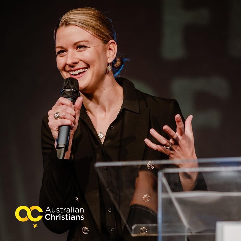 AustChrist's tweet photo. We’re thankful for our Australian Christians State Director Maryka Groenewald @maryka.groenewald , who spoke at CRC Perth over the weekend. It is evident that we are currently living in a pivotal moment in history and we are calling upon God's people to take a stand for the … https://t.co/hkmNWIfjfn