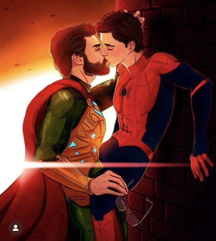 PerrasIberoLati's tweet photo. Seguro que en alguno de los multiversos está pasando esto 🕷
#SpiderMan #multiverso #multiversogay #yaoi #spidermangay https://t.co/NFfxa7LFQG