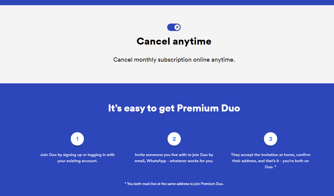 sb19_spotify's tweet photo. [Spotify Subscription Tip] 

Best value for two! If you can handle two accounts at once or willing to share your subscription, check Spotify Duo Premium! 2 months for ₱185 with e-wallets and mobile. Cancel anytime!

https://t.co/EiKZY8YbqH

@SB19Official
#SB19 #GrupoMusical #SECAwards