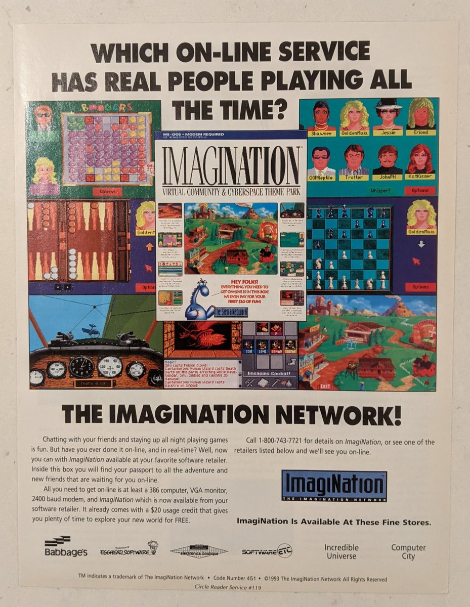 🗞

Ad Poster

The Imagination Network 

#Poster #TheImaginationNetwork #SierraOnLine #SierraGames #Sierra #AdventureGame #PointAndClick #RetroGaming #RetroGames #RetroGamer #Nerd #Geek #PcGaming #PcGames #DOSGaming #Gaming #VideoGames #Games #Collector #90s
