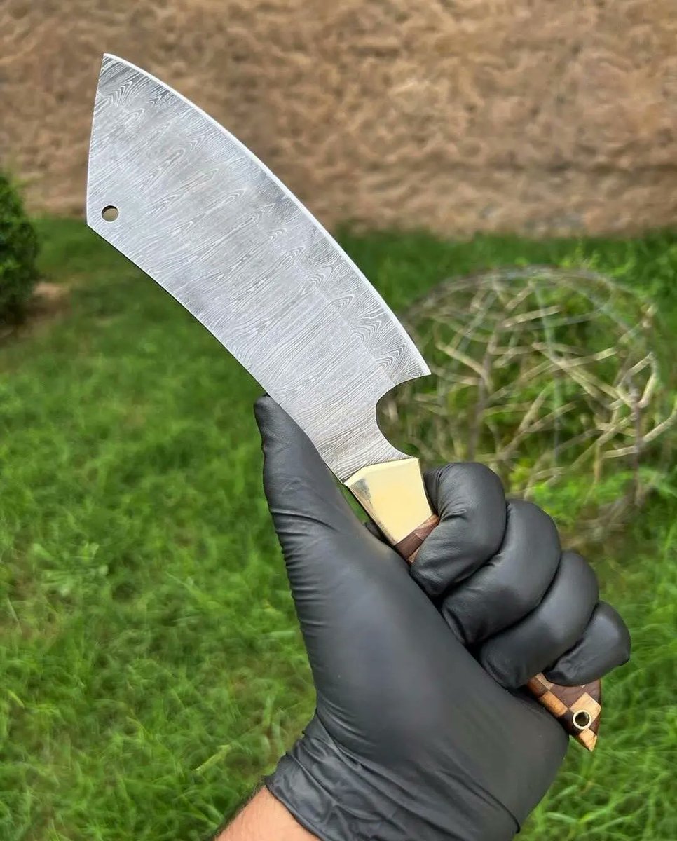 Yuhasz on Twitter "RT ShDamascus Custom Handmade Damascus Steel Cleaver Knife For Sale