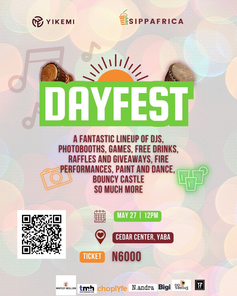Where are you going to be on the 27th? If you’re in Lagos, then please find your way here.
If you’re like me & you’re tired of the everyday routine, please make it to this event on the 27th 🥳🥳🤭🎊

Looking forward to meeting you🤗

#lagosevents #networking #dayfest2023