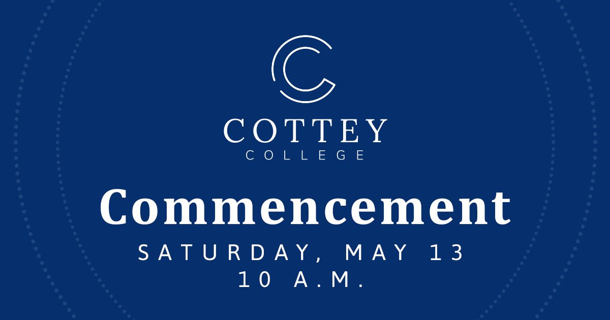 CotteyCollege's tweet photo. Congratulations to the Cottey College Class of 2023! Join us on Saturday, May 13th, at 10 a.m. Central Time for our commencement ceremony in person or via live stream. Visit https://t.co/Ey1bJf6kX3 or the Cottey Youtube channel to watch the live stream. https://t.co/9nfKIBxZhw