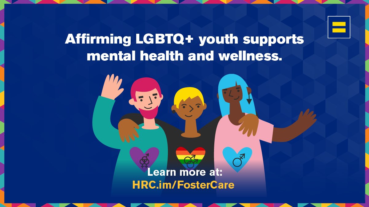 Did you know that 30% of youth in foster care are LGBTQ+? This National Foster Month, learn more about how you can play a role in supporting LGBTQ+ youth in foster care: hrc.im/fostercare