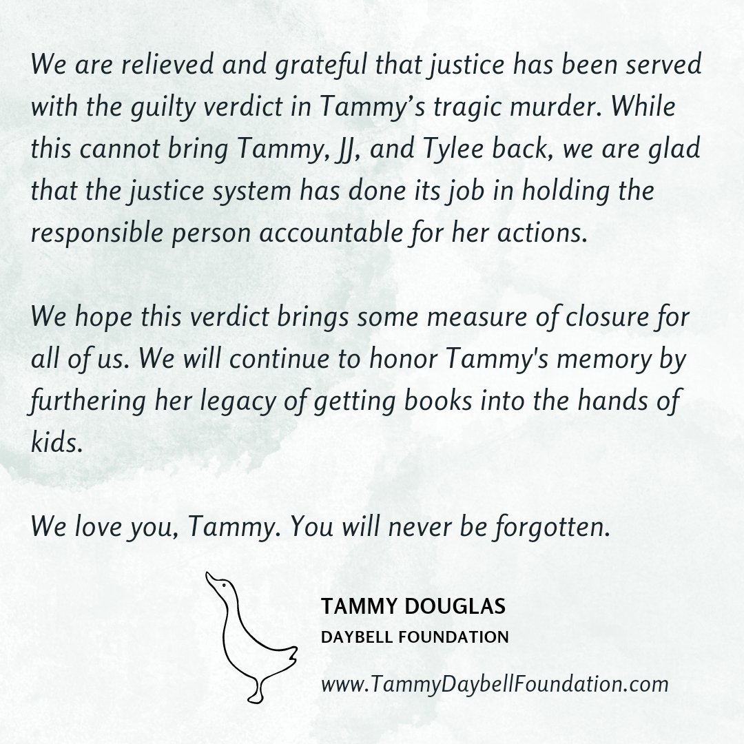 Tammy Douglas Daybell Foundation tweet media