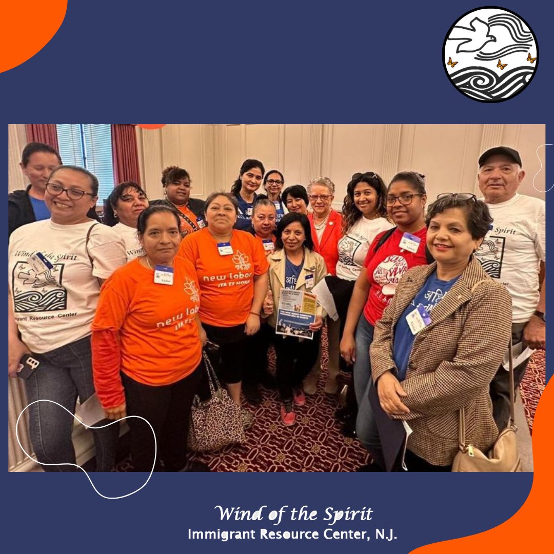 On May 11th we visited our legislators for our #DomesticWorkersBillofRights ➡️ this Bill sets regulations b/w the employer & domestic worker by recognizing essential working rights:

📍work hrs
📍wages
📍duties
📍paid leave
📍health/ safety protections
 #njfaith4domesticrights