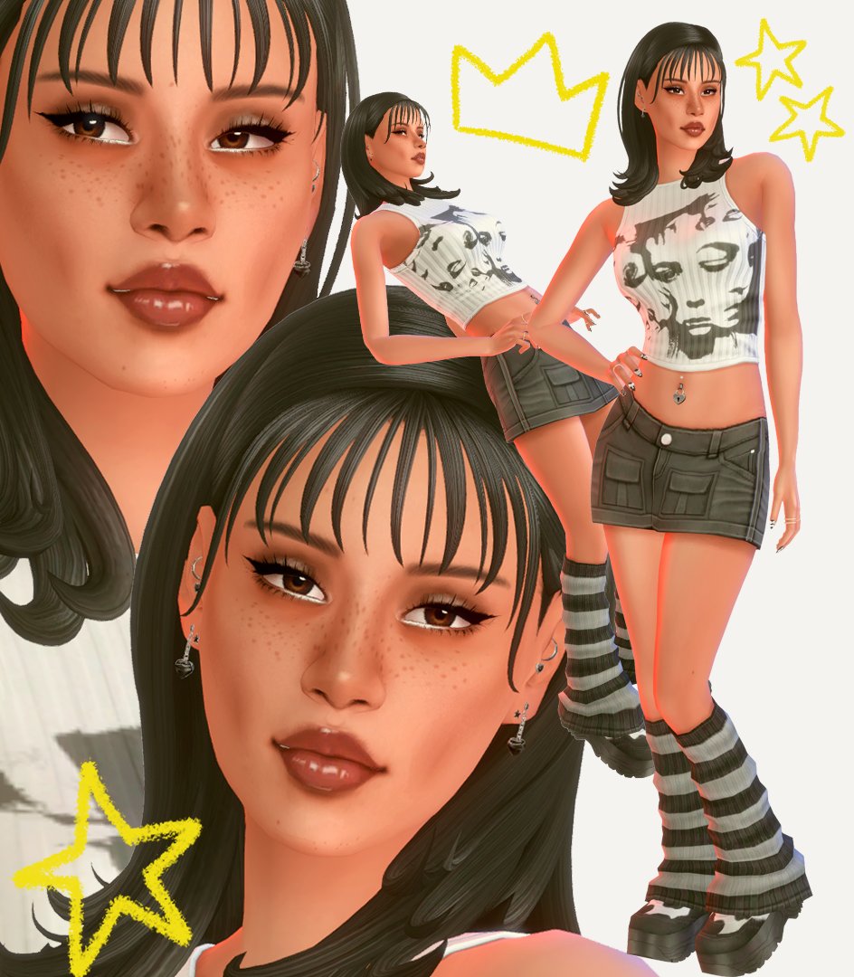 Alice Dixon
🖤Likes, saves and shares are appreciated
+ Follow my other socials
🏷's #sims4 #Sims4Cc #simmers #simsmaxismatch #sims4cas 
Outfit CC is by: @greenllamascc @aharris00brit @trillyke @Enriques4cc @/yooniesim @/eunosims on tumblr