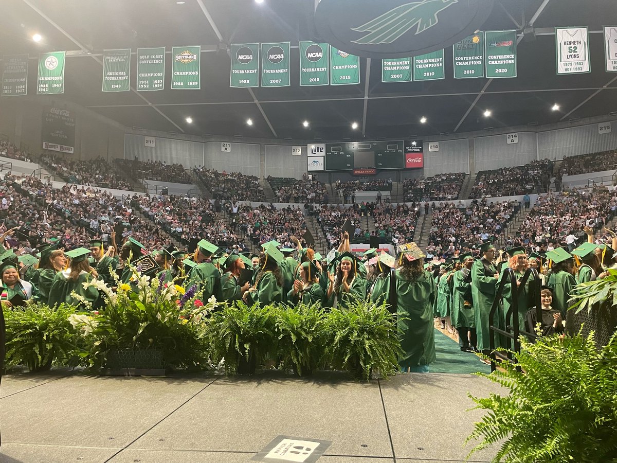 I was lucky enough to have a front row seat to UNT's commencement. From where I sat on the stage for the 8 am and noon @UNTclass commencements, I saw a lot of eager and hopeful faces. Our graduates are going to do amazing things! Congratulations!!