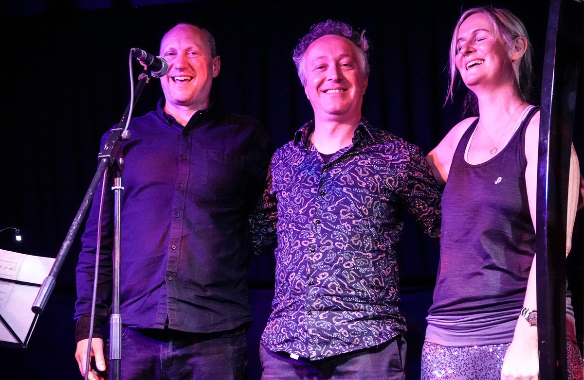 BronaMcVittie's tweet photo. A wee bit of magic from last night's #albumlaunch @OliHayhurst #mariusrodrigues @myles_cochran @folkandroots #london #livemusic #camden #folk #cosmicfolk #jazz #improvised #harp https://t.co/GRWSlMX0yk