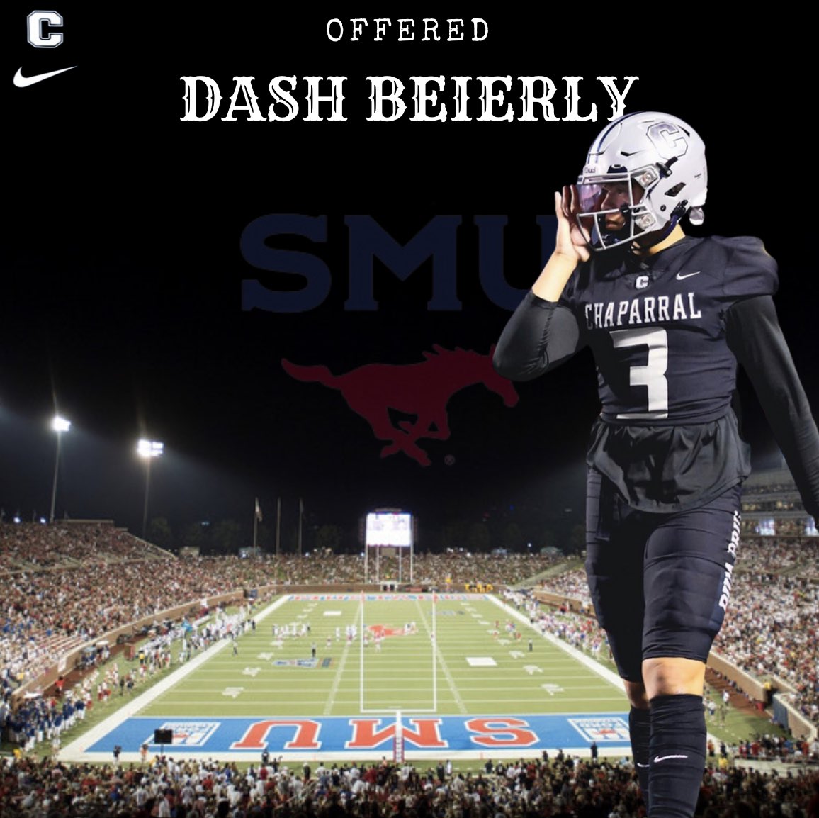 Congratulations to Dash Beierly on earning an offer today from SMU! #PumaPRIDE