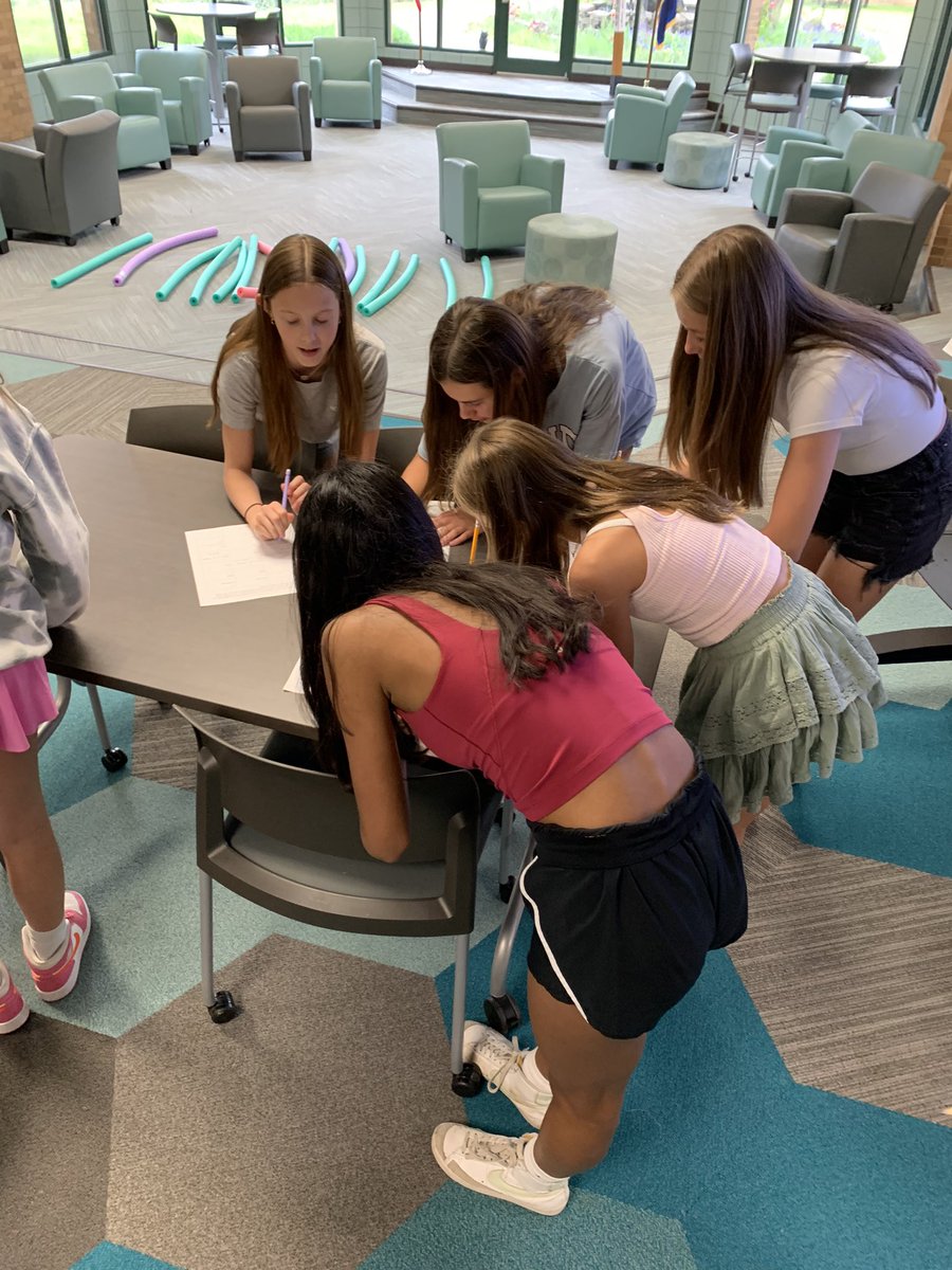 Web_Hart's tweet photo. Awesome brand new WEB leaders for 2023/24! Getting to know each other with a little scavenger hunt and play day!  @RCSHartMS https://t.co/aCdvi79NDl