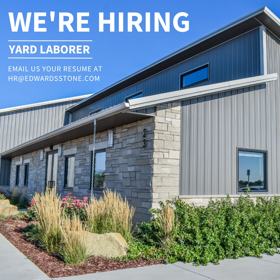 EdwardsStone_'s tweet photo. Weβre on the hunt for a Yard Laborer in our Fort Collins location.
Apply Here: https://t.co/Nmg82CZXIx
#EdwardsStone #FortCollins #NowHiring https://t.co/lDHfOWGr6d