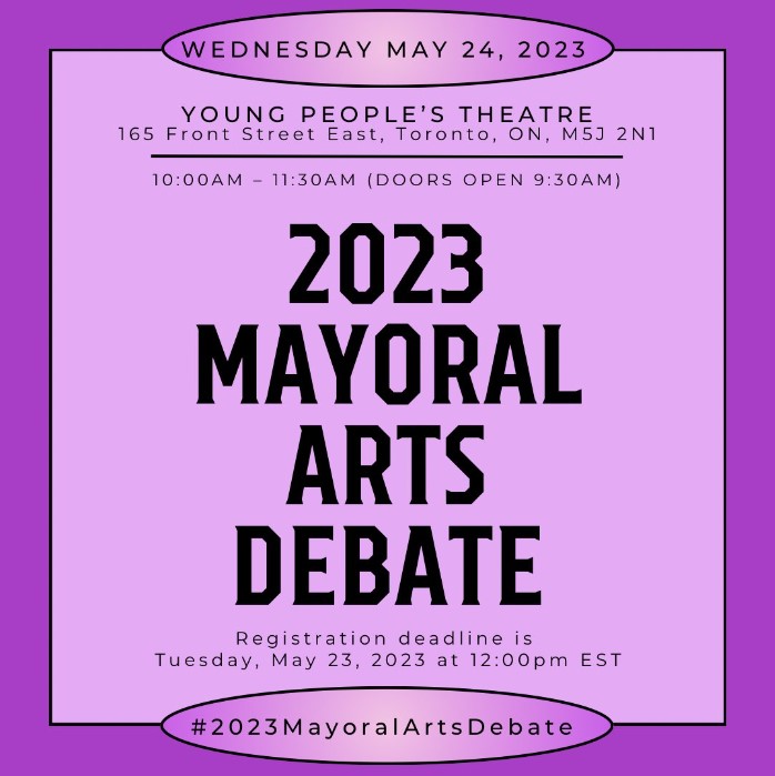 ➡️ Register now for the 2023 Mayoral Arts Debate, moderated by maxine bailey. As a community arts organization, Art Starts relies on strong mayoral leadership to provide resources for our programming. Make your voice heard! RSVP at buff.ly/42nKSAx