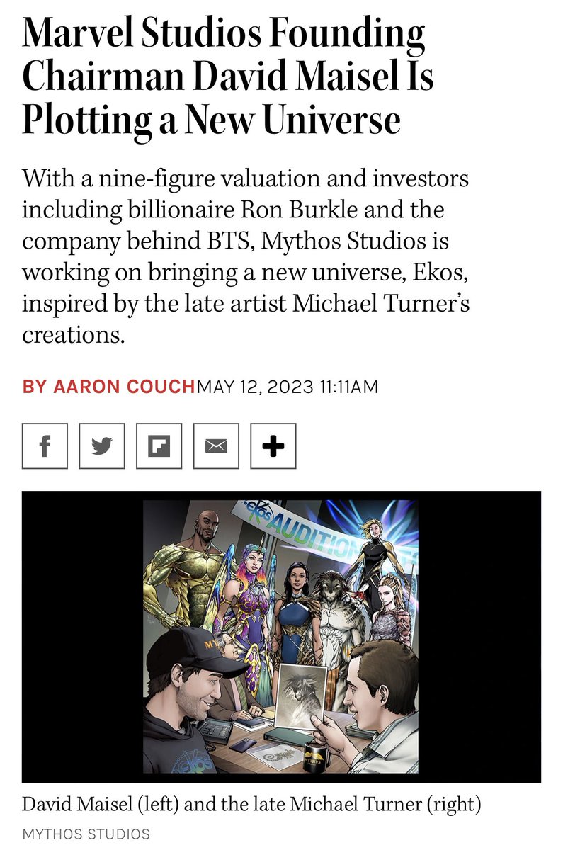 Marvel Studios OG people quietly building in Web3. Ekos is going to be top tier IP in web3 soon.