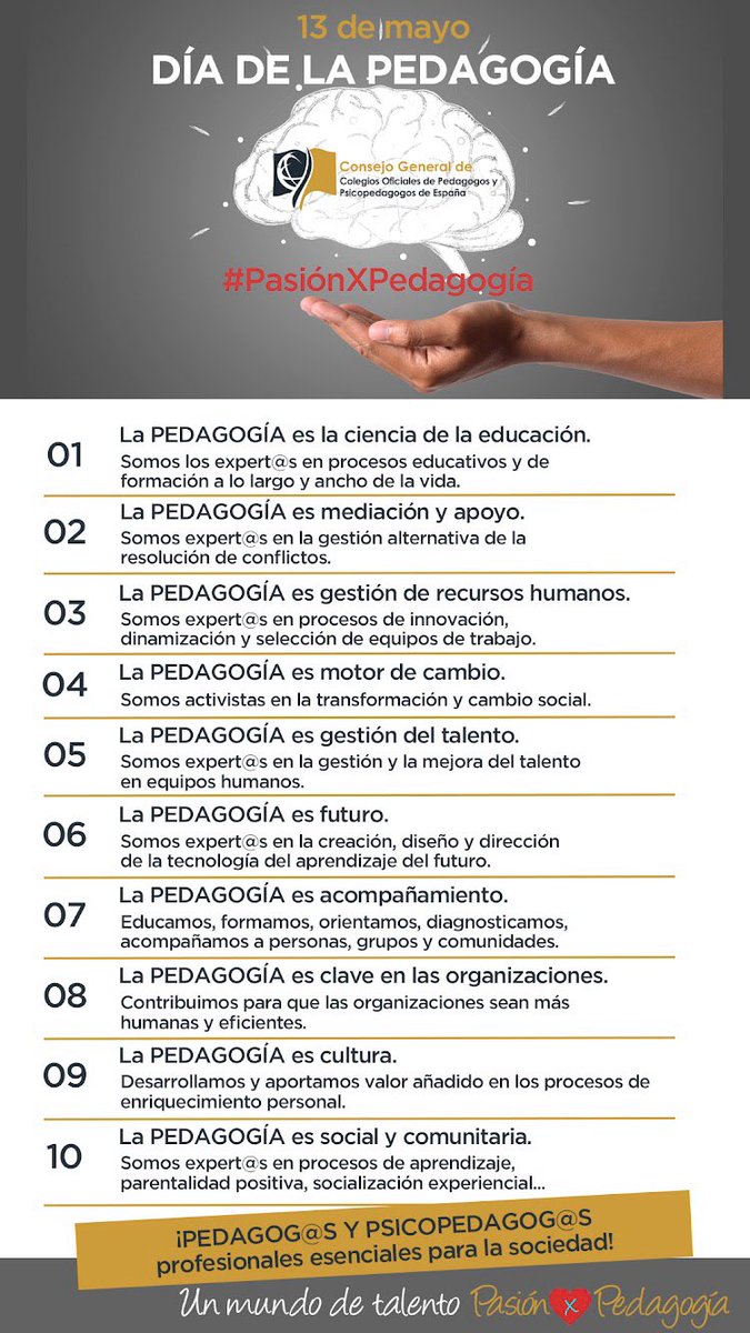 Ya llega! Ya llega!! #pasionxpedagogía #pedagogia #psicopedagogia #procolped #decalogo