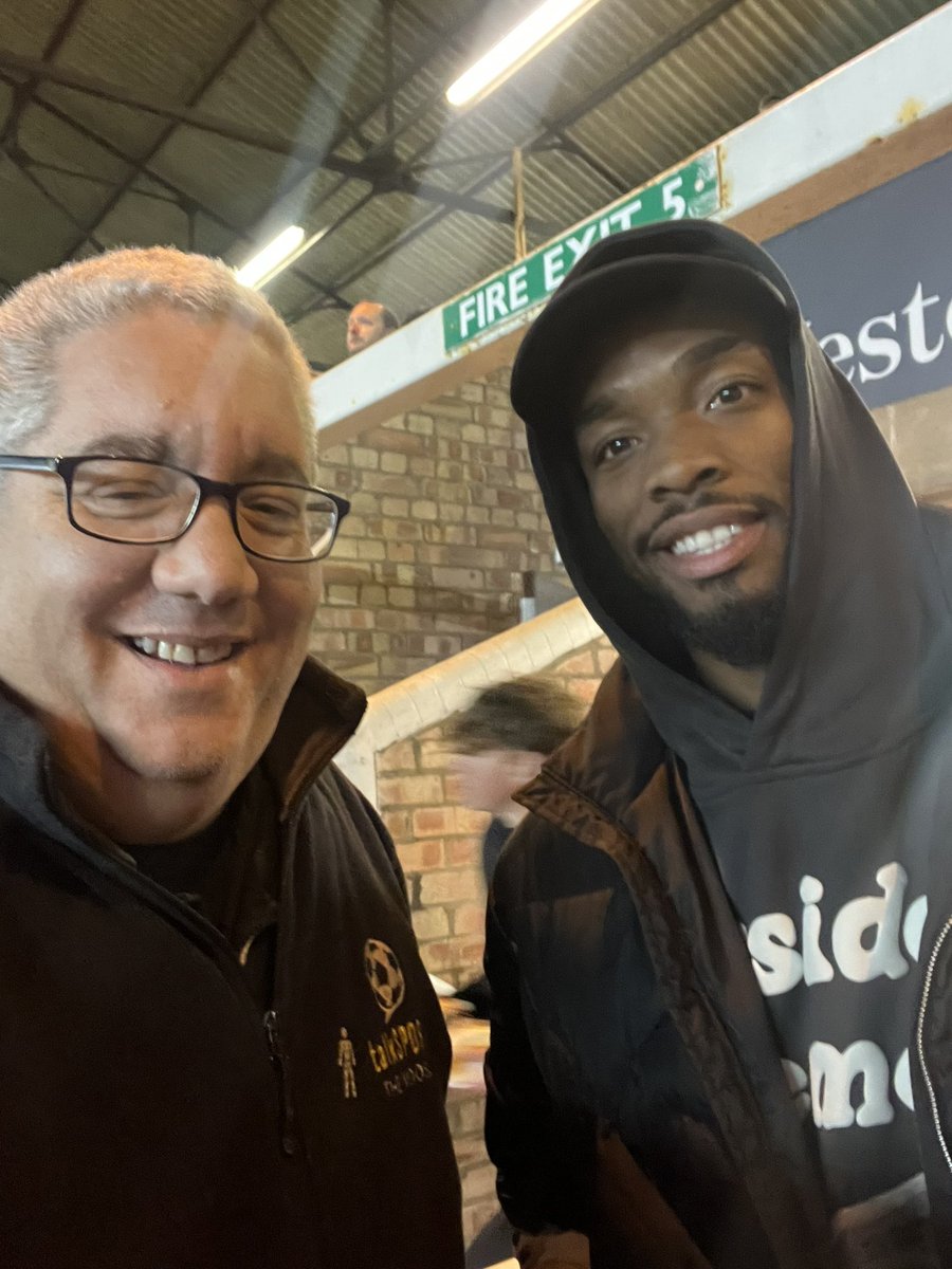 .<a href="/theposh/">Peterborough United</a> royalty in the house - great catching up with my friend <a href="/ivantoney24/">Ivan Toney</a>