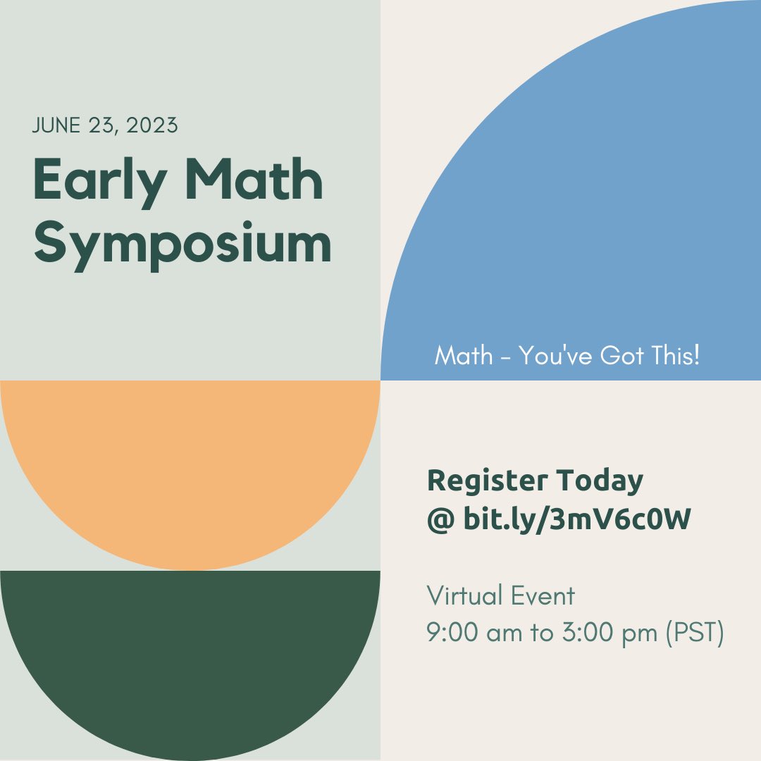 Get ready for a fun-filled day of math related activities and discussions! Register today at: bit.ly/3mV6c0W