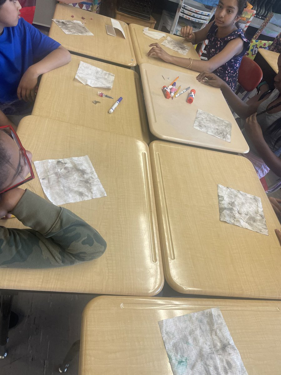 50’ contest. They had 2 minutes to see who had the dirtiest wipe from cleaning up around the classroom and which group could pick up the most items from the floor or items that aren’t in the right place. I love 5th graders….. they were all in and wanted to WIN!!#awesomeamvet